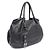 Salvatore Ferragamo Bolsa de ombro em couro com alça trançada Preto - vista 12