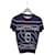 Hermès Navy Canoe Sandal Strickpullover Kurzarm Blau  - Ansicht 1