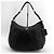 Balenciaga Bolsa hobo em couro com logo triangular, bolsa de ombro Preto - vista 10