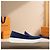 Louis Vuitton Mocassino Beverly Hills Navy Blue - vista 3