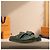 Eva Louis Vuitton Easy Mule in Khaki Green Marrone - vista 2