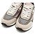 Hermès Sneakers in camoscio e tela con logo - vista 5
