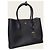 Prada Black Saffiano Gold-Plated Quilted Double Large Nero - vista 3