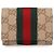 Gucci Tarjetero bifold Web Detail Castaño - vista 3