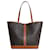 Céline Borsa Cabas Medium Triomphe Marrone  - vista 3