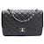 Chanel Borsa a tracolla Caviar Classic Large Jumbo One Flap con catena argentata Nero - vista 10