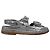 Chanel Mules sandalo con logo CC e velcro da donna, Argento Vintage - vista 2