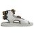 Chanel Sandali alti da donna con cinturino in velcro stile gladiatore Bianco - vista 5
