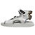 Chanel Sandali alti da donna con cinturino in velcro stile gladiatore Bianco - vista 6