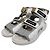 Chanel Sandali alti da donna con cinturino in velcro stile gladiatore Bianco - vista 7
