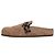 Burberry Check Suede Arch Clogs für Damen Flora Pink - Ansicht 4