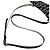 Dior Borsa a tracolla Slim Pouch in tela jacquard ricamata Oblique Saddle Blu - vista 10