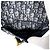 Dior Borsa a tracolla Slim Pouch in tela jacquard ricamata Oblique Saddle Blu - vista 11