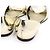 Roger Vivier Square Crystal Gold Metallic Flats - view 7