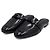 Hermès Mules da donna OZ Oz in pelle di capra nera Nero - vista 3