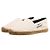 Saint Laurent Espadrilles mit besticktem Logo Weiß