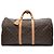 Louis Vuitton Monogram Bandoulière Keepall Marrone