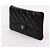 Chanel Classic Silver Hardware Lambskin Flap Long Wallet Black - view 3