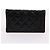 Chanel Classic Silver Hardware Lambskin Flap Long Wallet Black - view 4