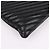 Saint Laurent Clutch Bag New Medium in chevron nero e metallo dorato - vista 9