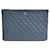 Chanel Serie di pochette Classic Caviar Silver Light Blue  - vista 1