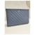Chanel Serie di pochette Classic Caviar Silver Light Blue  - vista 3