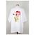 Dior T-shirt a maniche corte con logo rosa ricamato XL Bianco - vista 3