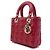 Dior Christian Cannage Lady Bag Small Rosso - vista 2