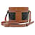 Céline Borsa a tracolla Triomphe Tambour Medium Marrone  - vista 3