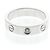 Cartier Love Ehering 1 Diamant 18K Weißgold mit Diamant Silber