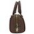 Céline Mini Boston Smooth Calfskin Triumph Tote Bag Crossbody Shoulder Bag Tan Marrone - vista 13