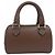 Céline Mini Boston Smooth Calfskin Triumph Tote Bag Crossbody Shoulder Bag Tan Marrone - vista 14