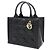 Dior Borsa Book Tote Small Macro Cannage Nera Nero - vista 2