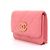 Chanel Mini borsa a tracolla con patta in pelle di agnello rosa - vista 2