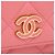 Chanel Mini borsa a tracolla con patta in pelle di agnello rosa - vista 4