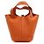 Hermès Borsa Tote Picotin Lock Orange Arancione - vista 5