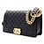 Chanel Bolso de hombro Boy Caviar Medium Flap con cadena dorada Negro - vista 2