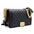 Chanel Bolso de hombro Boy Caviar Medium Flap con cadena dorada Negro - vista 3
