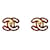 Chanel Orecchini CC Gold Avorio Bianco - vista 3