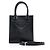 Prada Mini borsa tote e borsa a tracolla con logo triangolare nero