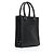 Prada Mini borsa tote e borsa a tracolla con logo triangolare nero - vista 3