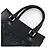 Prada Mini borsa tote e borsa a tracolla con logo triangolare nero - vista 8