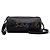 Chanel Borsa Bowling in pelle nera con logo e catena argentata Nero