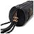 Chanel Borsa Bowling in pelle nera con logo e catena argentata Nero - vista 8