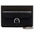 Delvaux Portafoglio Lungo Brillant in Vitello Rodeo Nero con Catena Argentata Crossbody
