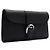 Delvaux Portafoglio Lungo Brillant in Vitello Rodeo Nero con Catena Argentata Crossbody - vista 4