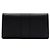 Delvaux Portafoglio Lungo Brillant in Vitello Rodeo Nero con Catena Argentata Crossbody - vista 5