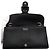 Delvaux Portafoglio Lungo Brillant in Vitello Rodeo Nero con Catena Argentata Crossbody - vista 7