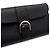 Delvaux Portafoglio Lungo Brillant in Vitello Rodeo Nero con Catena Argentata Crossbody - vista 9
