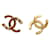 Chanel Orecchini Cubic CC D'oro  - vista 4